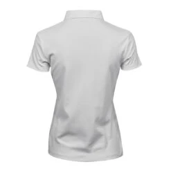 Tee Jays Ladies Pima Cotton Polo -XAMAX 1441 white back