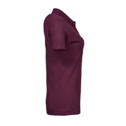 Tee Jays Ladies Luxury Stretch Polo -XAMAX 145 wine right