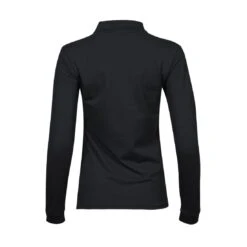 Tee Jays Ladies Luxury Long Sleeve Stretch Polo 23 Tee Jays Ladies Luxury Long Sleeve Stretch Polo -XAMAX 146 black back