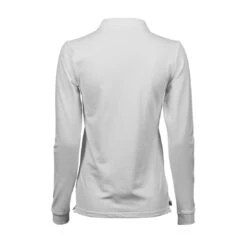 Tee Jays Ladies Luxury Long Sleeve Stretch Polo 31 Tee Jays Ladies Luxury Long Sleeve Stretch Polo -XAMAX 146 white back