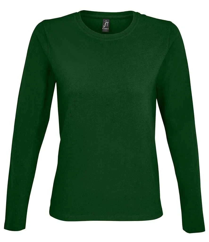 SOL'S Sols Ladies Imperial Long Sleeve T Shirt 8 SOL'S Sols Ladies Imperial Long Sleeve T Shirt - Image 6