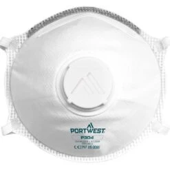 Portwest FFP3 Valved Dolomite Light Cup Respirator (Pk10)
