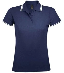 SOL'S Sols Ladies Pasadena Tipped Cotton Piqué Polo Shirt -XAMAX 1899a4521253607560f666402bc1d9cda1481e436c92f8a25d550b72598c054b