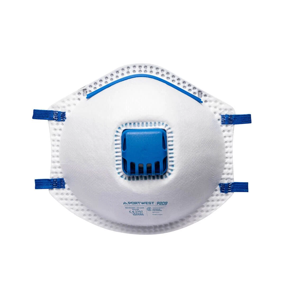 Portwest FFP2 Valved Respirator - Blister Pack(Pk3) 3 Portwest FFP2 Valved Respirator - Blister Pack(Pk3)