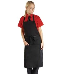Dennys Bib Apron With Pocket