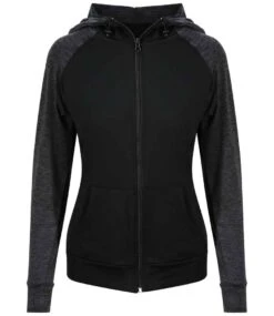 Just Cool Awdis Ladies Cool Contrast Zoodie