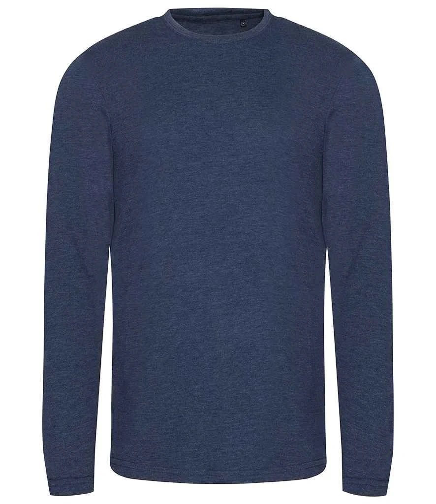 Just Ts AWDis Long Sleeve Tri-blend T Shirt 6 Just Ts AWDis Long Sleeve Tri-blend T Shirt - Image 4