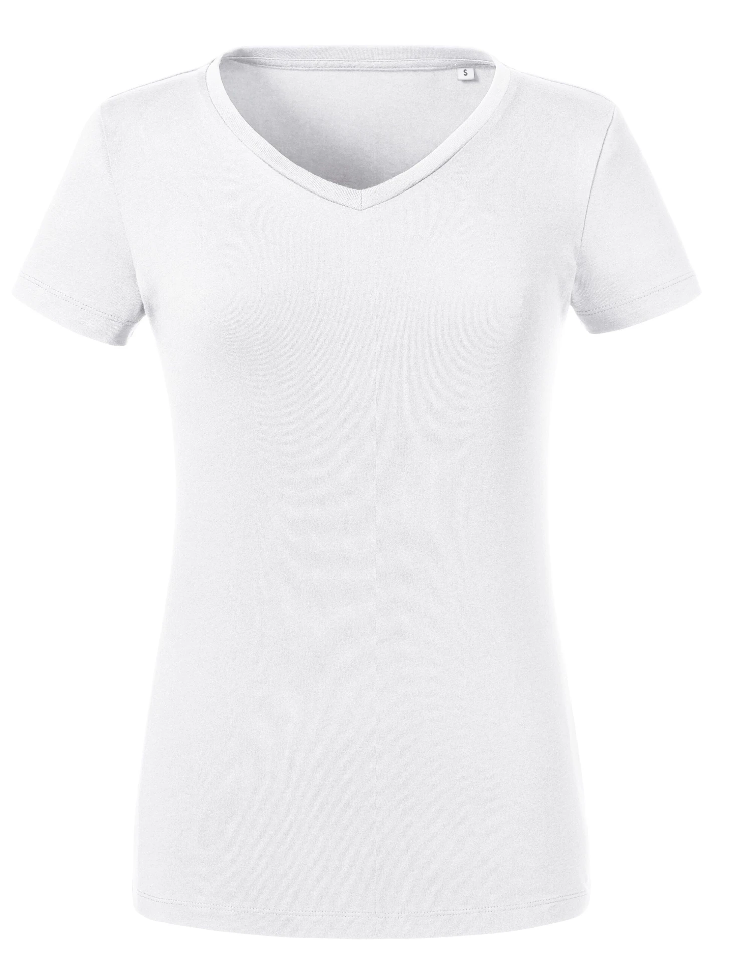 Russell Pure Organic Ladies' V-Neck T 3 Russell Pure Organic Ladies' V-Neck T