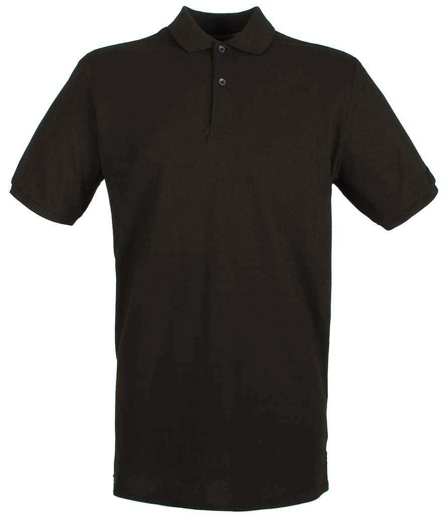 Henbury Modern Fit Cotton Piqué Polo Shirt 5 Henbury Modern Fit Cotton Piqué Polo Shirt - Image 3