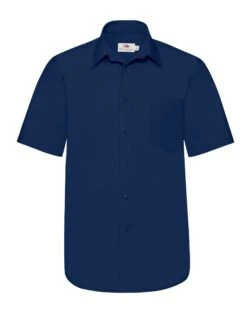 Fruit Of The Loom Mens Short Sleeve Poplin Shirt -XAMAX 207234456fb54e14d6cc3ddd5c43cd9b918fc6506757e5a4ce3caadfb2156200