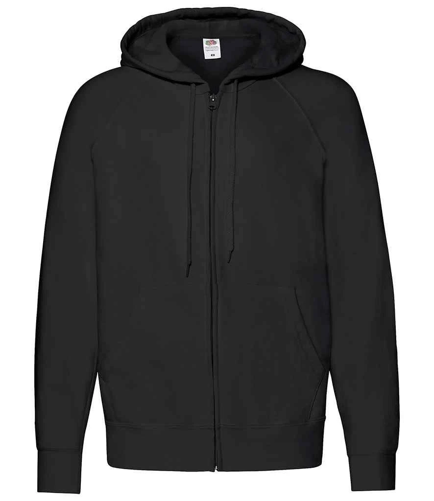 Fruit Of The Loom Mens Lightweight Hooded Sweat Jacket 5 Fruit Of The Loom Mens Lightweight Hooded Sweat Jacket - Image 3