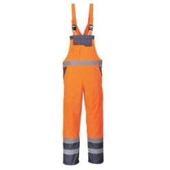 Portwest Hi-Vis Breathable Contrast Rain Bib And Brace