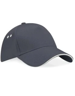 Beechfield Ultimate 5 Panel Cap Sandwich Peak -XAMAX 243d6862701d0634343f3f858e1966fa677d4cec4e6a5061b23880089cb921f1