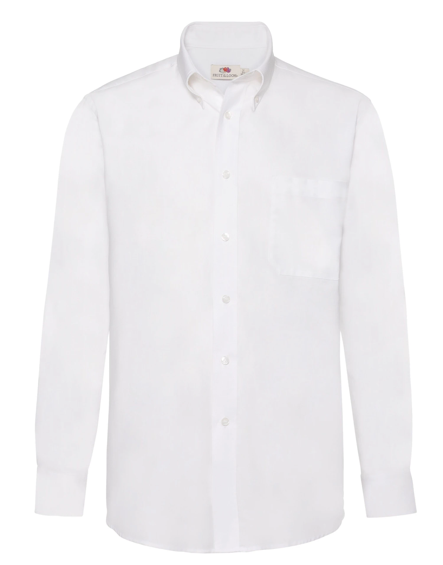 Fruit Of The Loom Mens Long Sleeve Oxford Shirt 7 Fruit Of The Loom Mens Long Sleeve Oxford Shirt - Image 5
