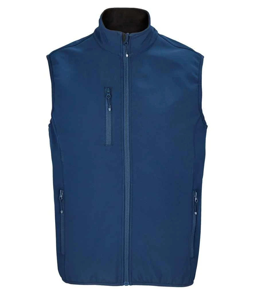 SOL'S Sols Falcon Recycled Soft Shell Bodywarmer 8 SOL'S Sols Falcon Recycled Soft Shell Bodywarmer - Image 6
