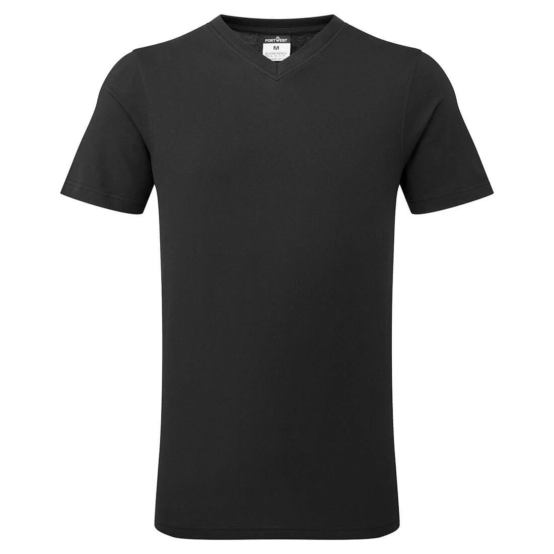 Portwest V-Neck Cotton T Shirt 3 Portwest V-Neck Cotton T Shirt