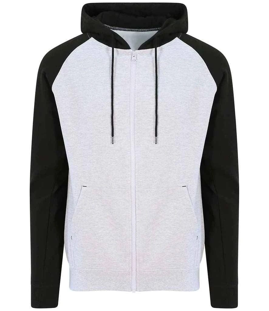 Just Hoods Awdis Baseball Zoodie 3 Just Hoods Awdis Baseball Zoodie