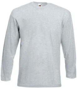 Fruit Of The Loom Mens Valueweight Long Sleeve T-Shirt -XAMAX 2712d534db3b5d4d10758a72eec55f1fd83f9fceb6846bcd684f9583b966bf90