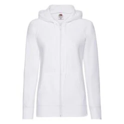 Fruit Of The Loom Ladies' Lightweight Hooded Sweat Jacket -XAMAX 272b93f39925707fe88ac6392ba4154f5788f297d5f226589d83b17c0040bb1b