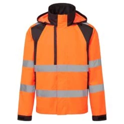 Portwest WX2 Eco Hi-Vis Rain Jacket -XAMAX 27a99e35fbfd786d8e1a61bc944cc986aaf210e6438384db170ba69e47f1b834