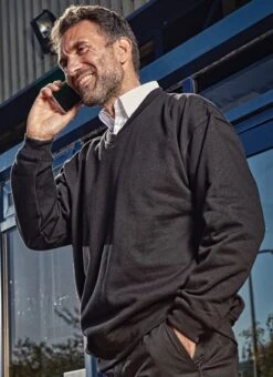 ØRN Buzzard V-neck Sweatshirt -XAMAX 2846b650a75d191fddc16aca2042cec15829bfc6922be3f5286714d344a77807