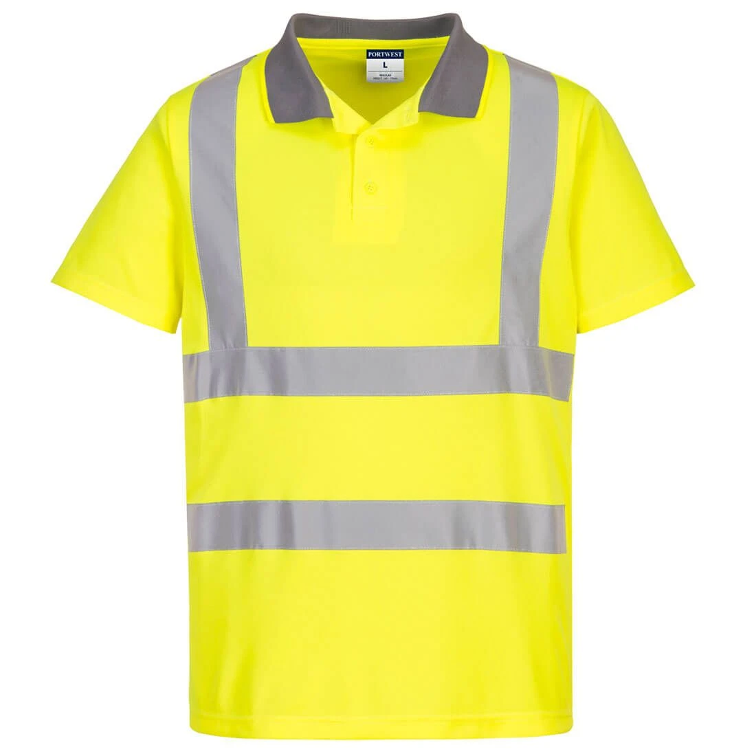 Portwest Eco Hi-Vis Polo Shirt S/S (6 Pack) 3 Portwest Eco Hi-Vis Polo Shirt S/S (6 Pack)