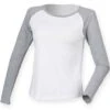 SF Ladies Long Sleeve Baseball T Shirt -XAMAX 29dc385e96d80d32335340955d9de3212d21dc70f6815740df0a74b0e1986f21