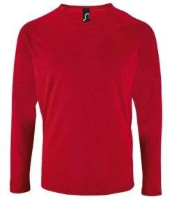 SOL'S Sols Sporty Long Sleeve Performance T Shirt -XAMAX 2a253006d2786e9dfb5d4f0715322c9031bff05e36ac95ddd65f40019ef5748a