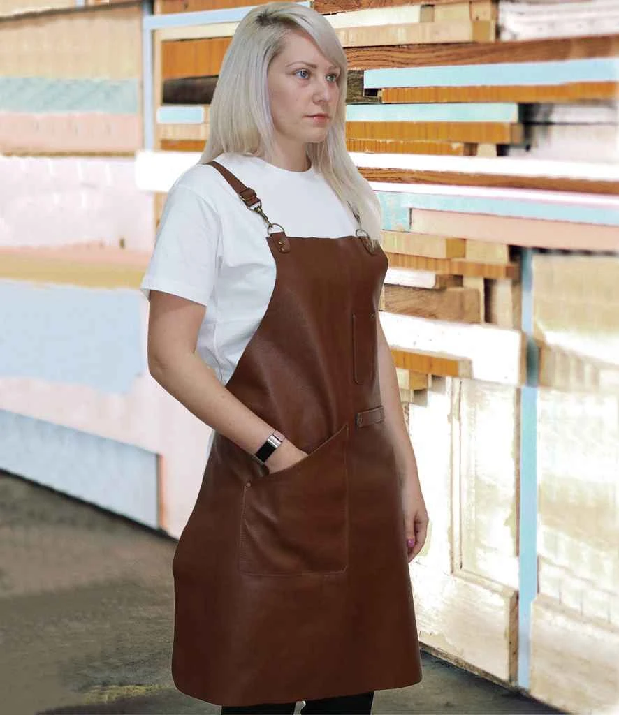 Joseph Alan Leather Bib Apron 3 Joseph Alan Leather Bib Apron