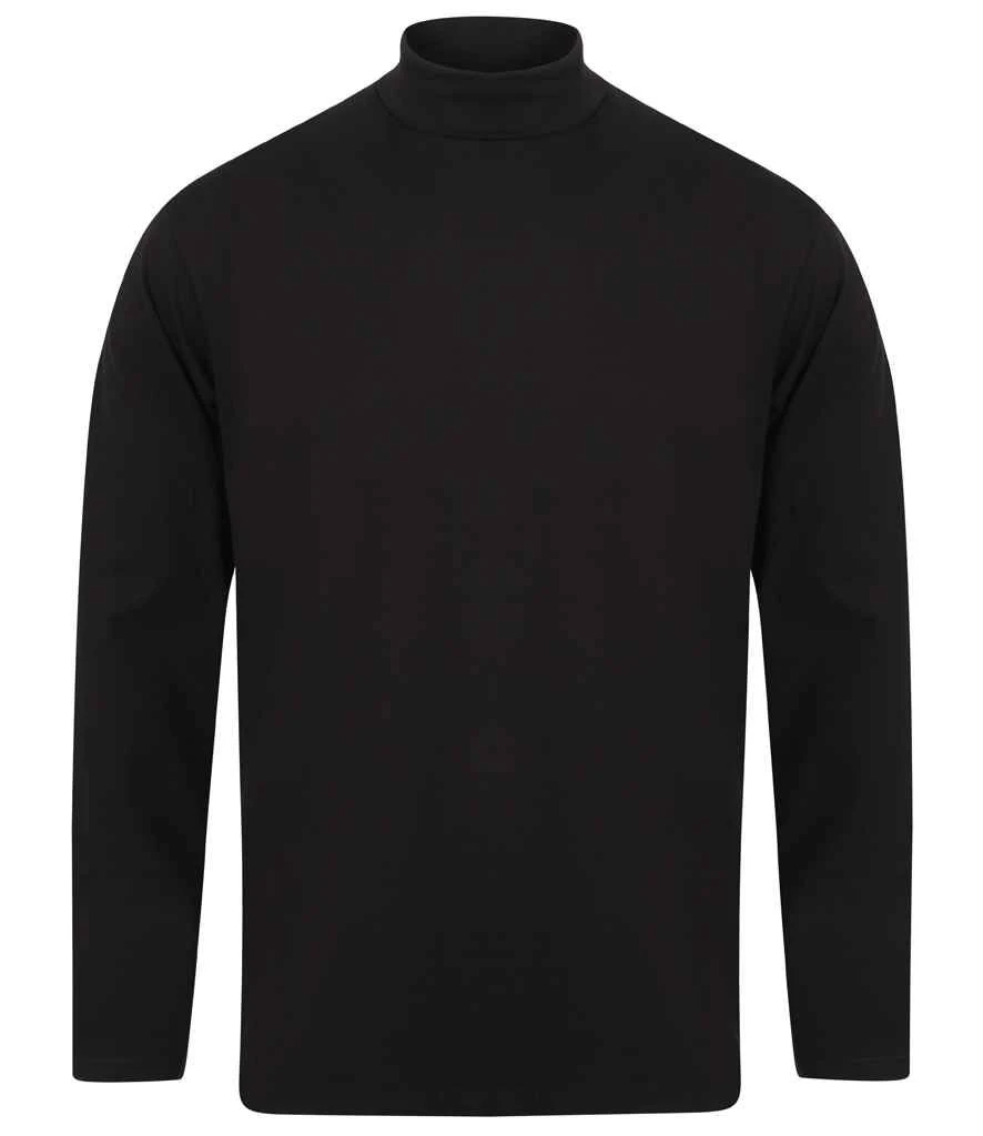 Henbury Long Sleeve Roll Neck Top 4 Henbury Long Sleeve Roll Neck Top - Image 2