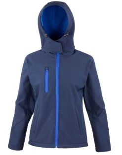 Result Core Womens TX Performance Hooded Softshell Jacket -XAMAX 2aa37e0df95ade0bb94ca691b33bafe9ad5b05639a047acb3c57c23f72dea639