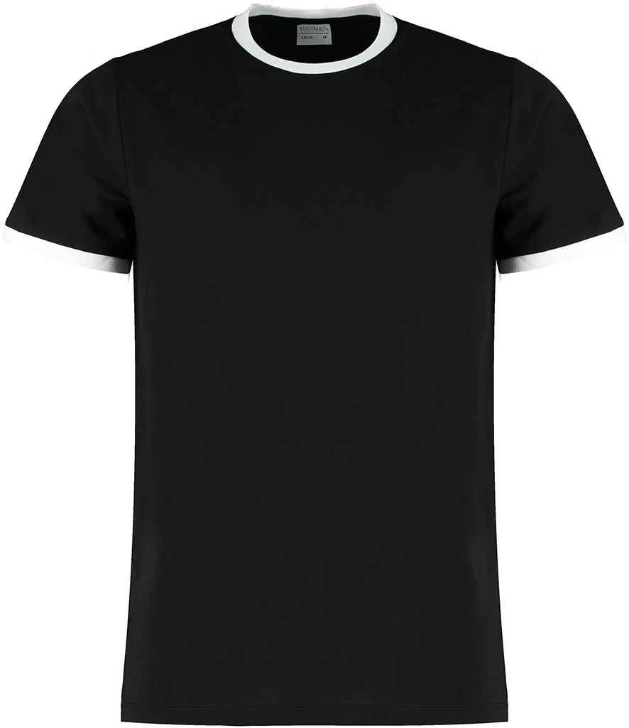 Kustom Kit Fashion Fit Ringer Tee 5 Kustom Kit Fashion Fit Ringer Tee - Image 3