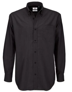 B&C Mens Oxford Long Sleeve Shirt