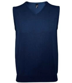 SOL'S Sols Unisex Gentlemen Sleeveless Cotton Acrylic V Neck Sweater -XAMAX 2e76cee5d686223ac3777cc53e74333dc1766bafda2a89251c6e89d816398472
