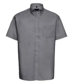 Russell Collection Mens Short Sleeve Classic Oxford Shirt 24 Russell Collection Mens Short Sleeve Classic Oxford Shirt -XAMAX 2eaa244408f2fe2253e0d771423c7d7283b29b5ce9c2aee314461525117da41c
