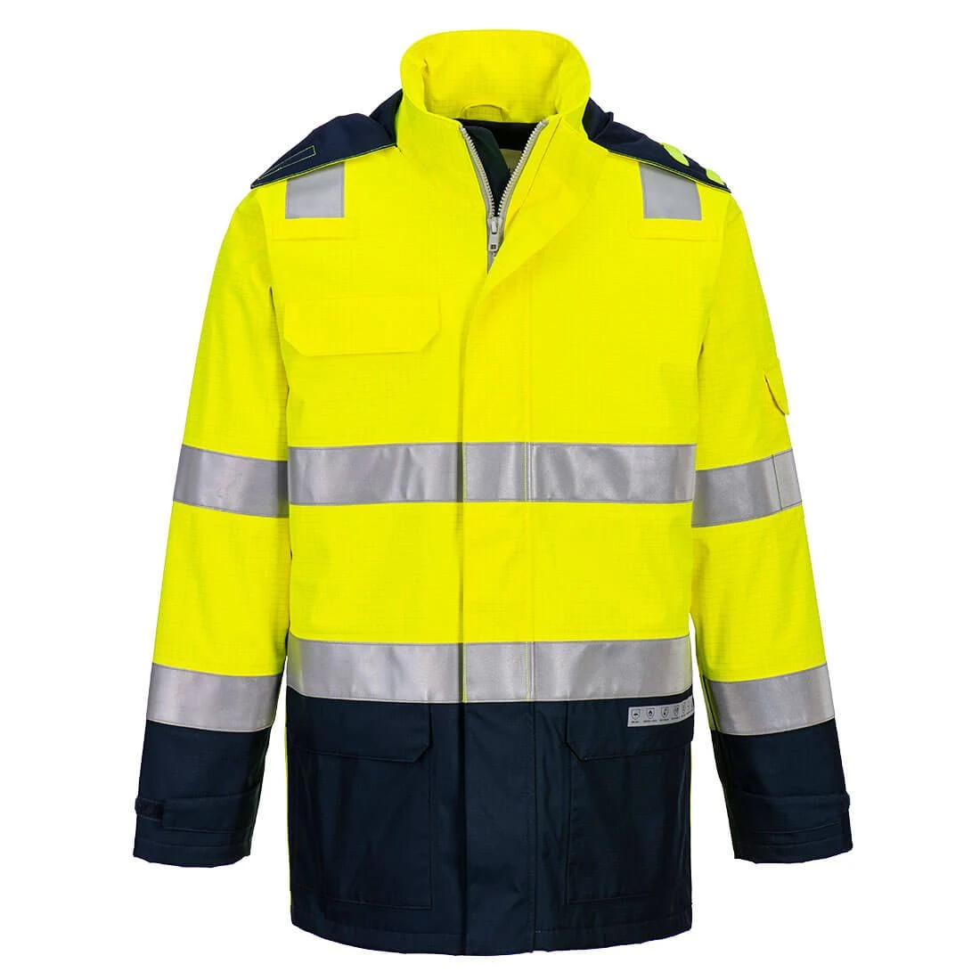 Portwest Bizflame Rain+ Hi-Vis Light Arc Jacket 3 Portwest Bizflame Rain+ Hi-Vis Light Arc Jacket
