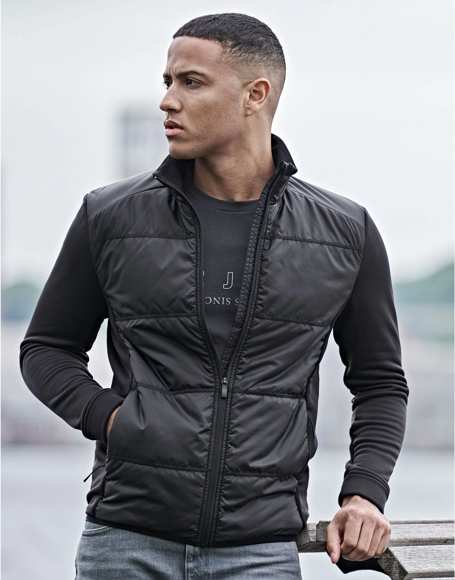 Tee Jays Mens Hybrid-Stretch Jacket 7 Tee Jays Mens Hybrid-Stretch Jacket - Image 5