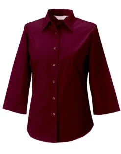 Russell Collection Ladies' 3/4 Sleeve Fitted Stretch Shirt 14 Russell Collection Ladies' 3/4 Sleeve Fitted Stretch Shirt -XAMAX 2fb0c90417eab475798532ef8dd537fea5787ab4b85555b661056c9e46c7551f