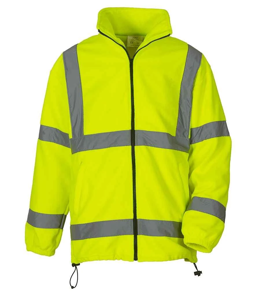 Yoko Hi Vis Heavyweight Fleece Jacket 5 Yoko Hi Vis Heavyweight Fleece Jacket - Image 3