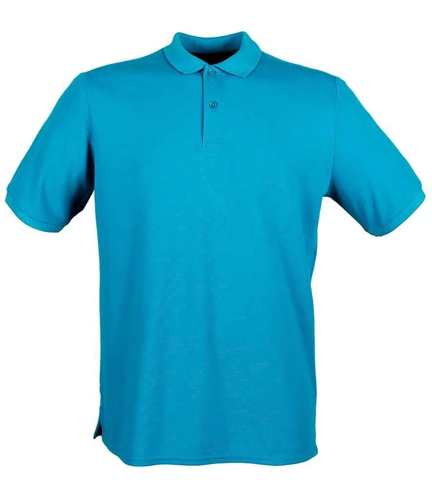 Henbury Modern Fit Cotton Piqué Polo Shirt 14 Henbury Modern Fit Cotton Piqué Polo Shirt - Image 12