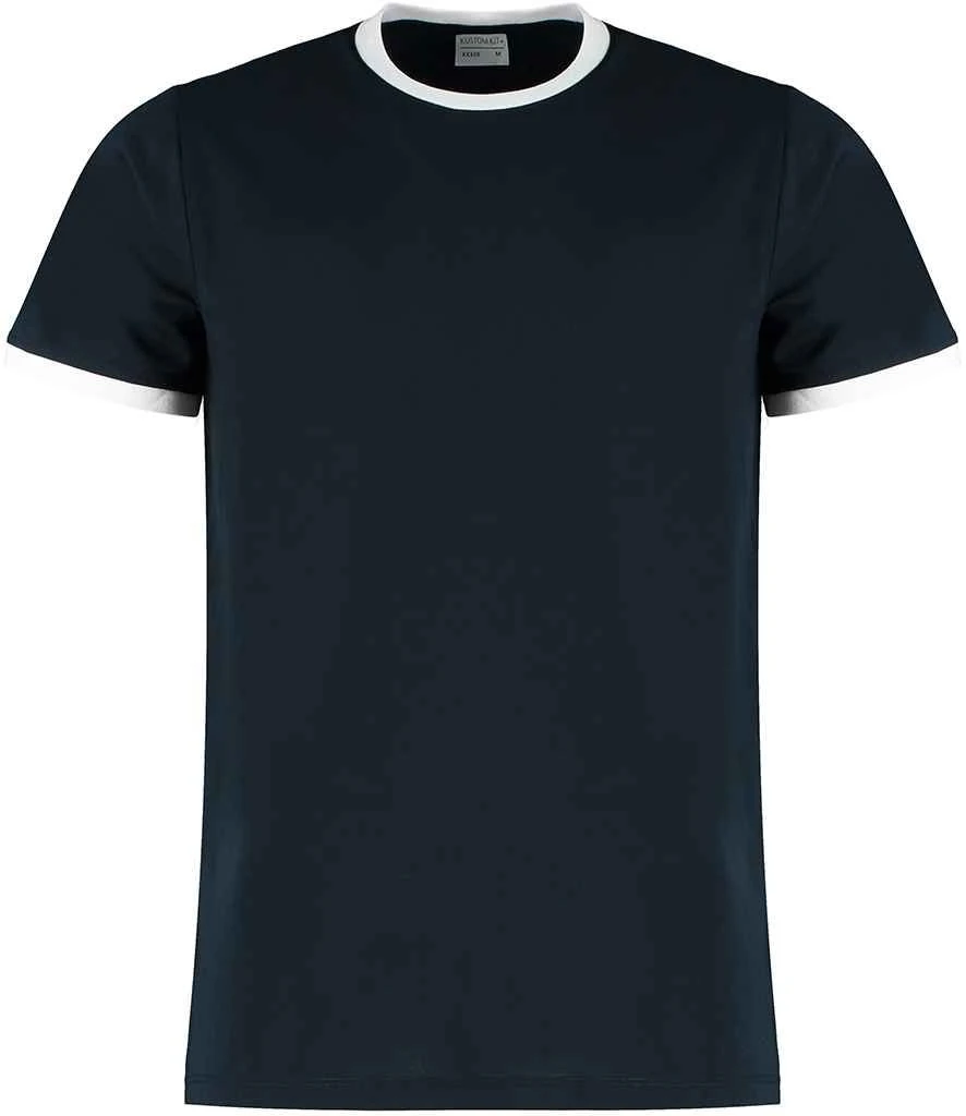 Kustom Kit Fashion Fit Ringer Tee 10 Kustom Kit Fashion Fit Ringer Tee - Image 8