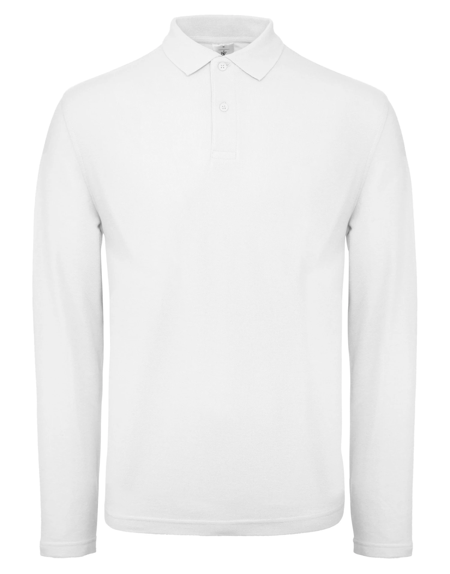 B&C ID.001 Mens Long Sleeve Polo 6 B&C ID.001 Mens Long Sleeve Polo - Image 4