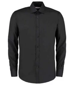 Kustom Kit Slim Fit Long Sleeve Business Shirt -XAMAX 3315a9323d863e5b1d5d3f6e9408f16dde29edcda3c0bfd97515782c793f92e3