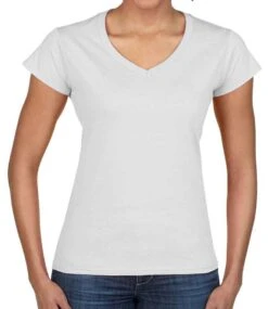 Gildan Softstyle® Ladies' V-Neck T-Shirt 37 Gildan Softstyle® Ladies' V-Neck T-Shirt -XAMAX 3372f8f05a763cb38b864974b02001e676d584a67c5bb8ca4b84fede65669e39