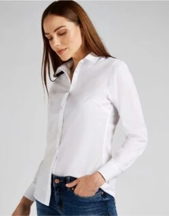 Kustom Kit Tailored Long Sleeve Poplin Shirt -XAMAX 36a2d1e0163bae65b719da1dbfffe8c53842e3cba3ca6f43490b393483090f17