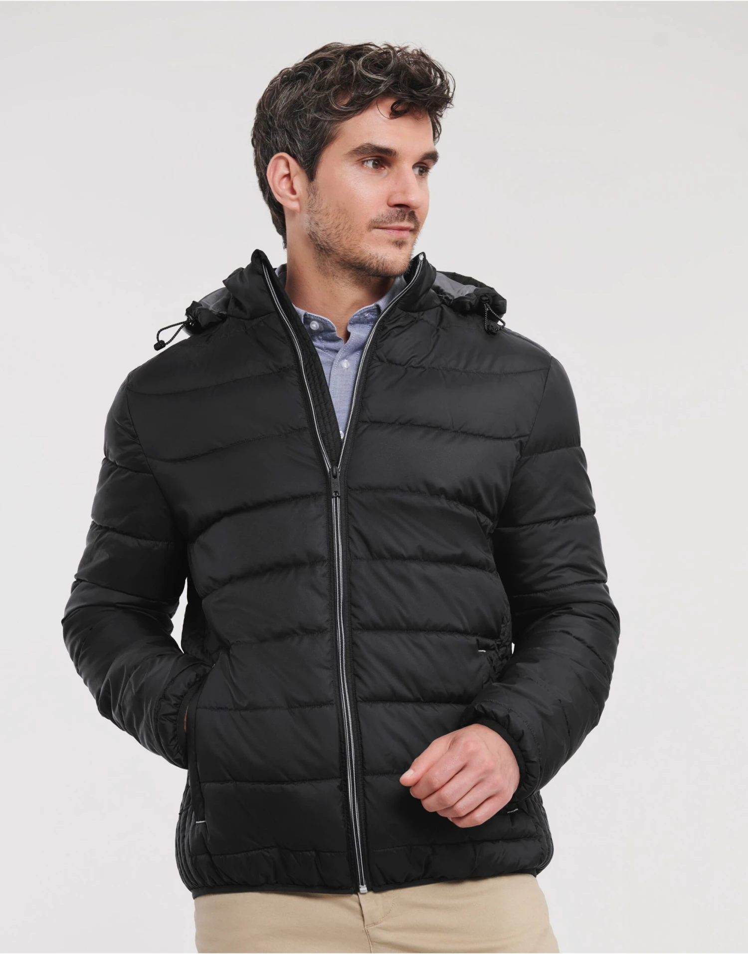 Russell Mens Hooded Nano Jacket 4 Russell Mens Hooded Nano Jacket - Image 2