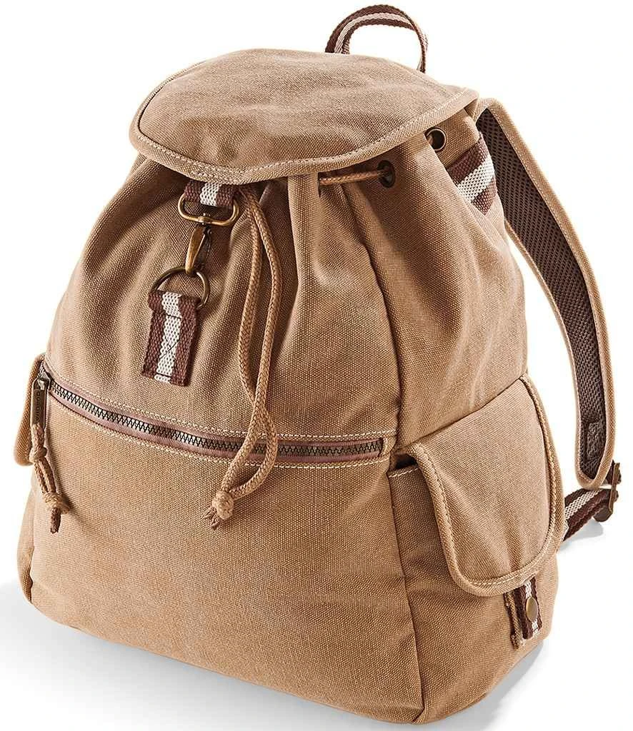 Quadra Vintage Canvas Backpack 8 Quadra Vintage Canvas Backpack - Image 6