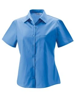 Russell Collection Ladies' Short Sleeve Classic Polycotton Poplin Shirt 22 Russell Collection Ladies' Short Sleeve Classic Polycotton Poplin Shirt -XAMAX 38000e2563411597d85ab745cbbfc8e70818fdf1d807e3fe269531c9690eba5c