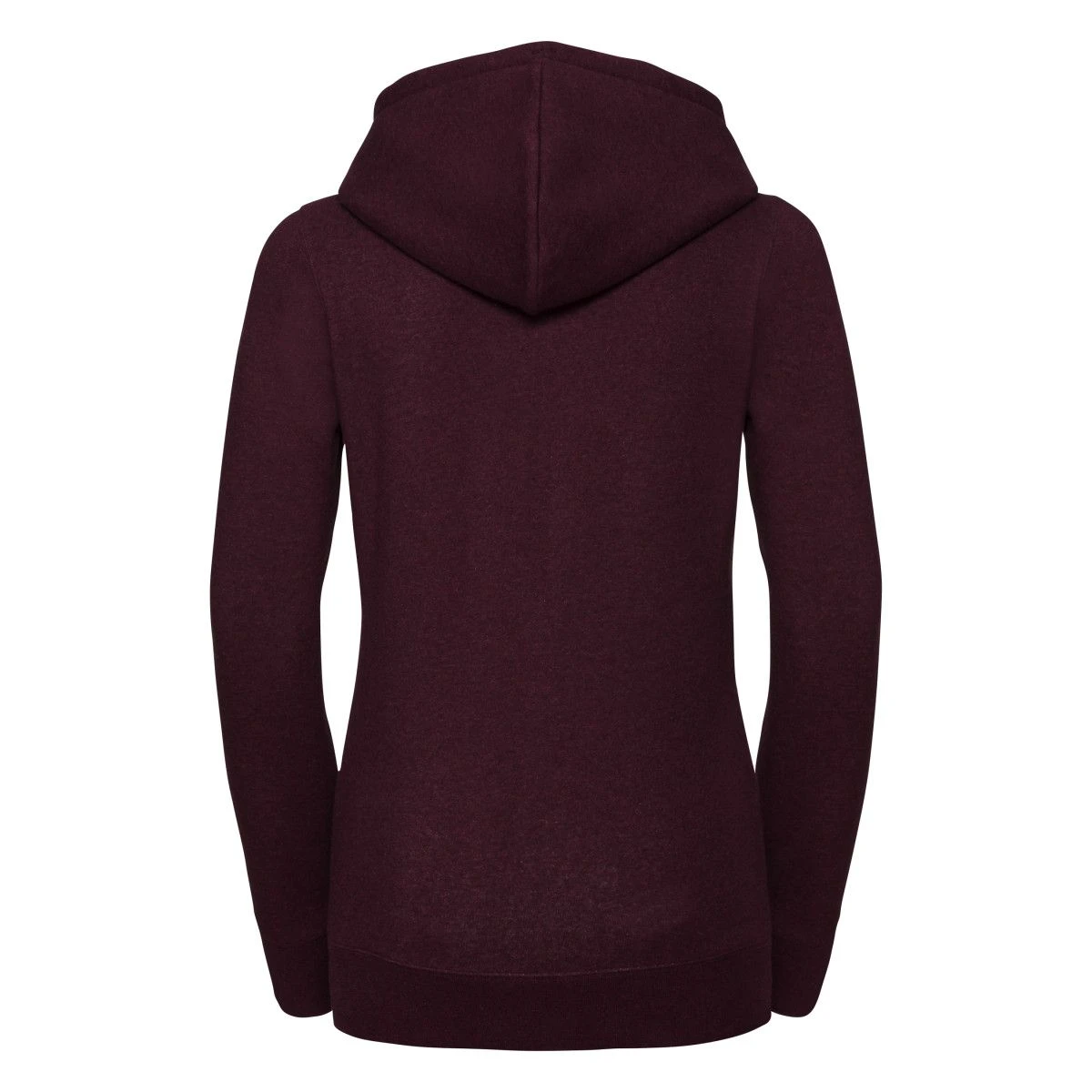 Russell Ladies' Authentic Melange Zipped Hood Sweat 3 Russell Ladies' Authentic Melange Zipped Hood Sweat