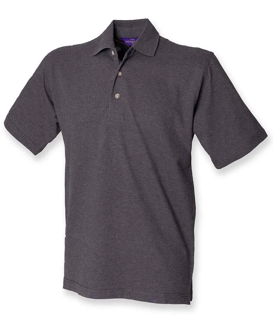 Henbury Classic Heavy Cotton Piqué Polo Shirt 5 Henbury Classic Heavy Cotton Piqué Polo Shirt - Image 3